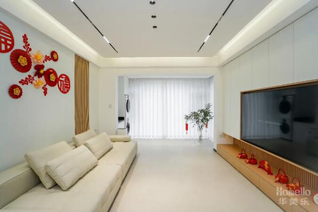 105㎡現(xiàn)代簡約三居，寬敞布局外加小清新設(shè)計(jì)，功能與美觀相互成就
